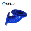 Pn10 Pn16 Ductile Iron Epoxy Coating Loosing Flanged Fittings for Pipe Installation